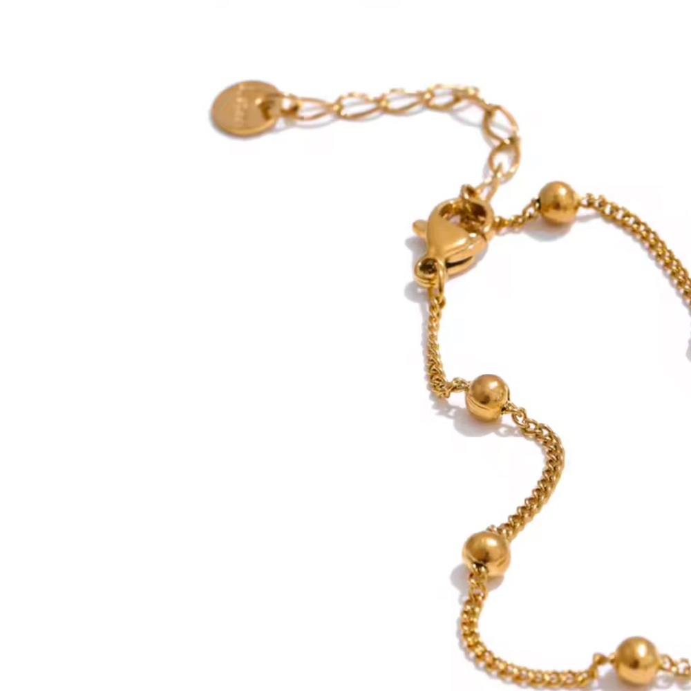 Hand Chain 18K Gold Plated Stainless Steel 
 Wrist Chain with Finger Fashion - Picture 7 of 15